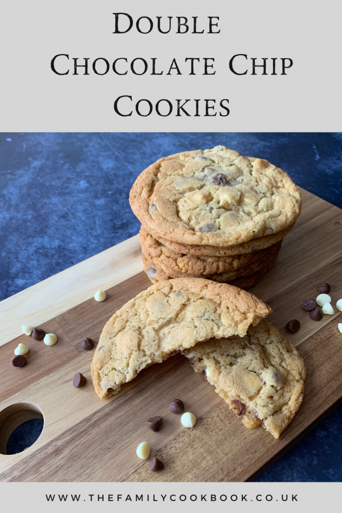 Double Chocolate Chip Cookies.