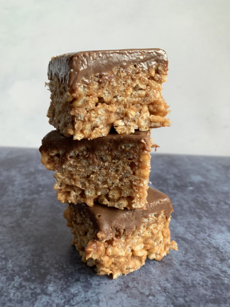 Delicious Mars Bar rice crispy cakes