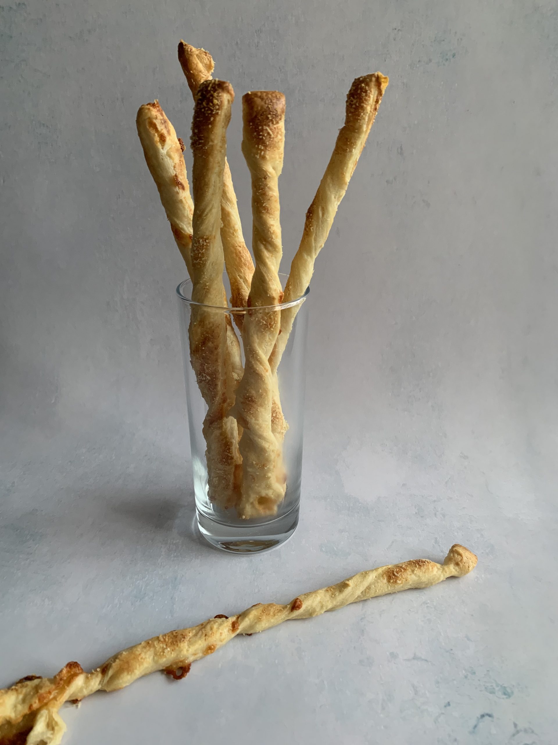 Easy puff pastry cheese straws