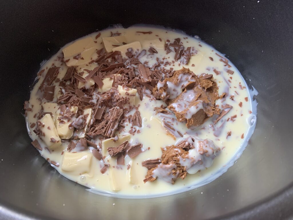 Easy Slow Cooker Biscoff Fudge