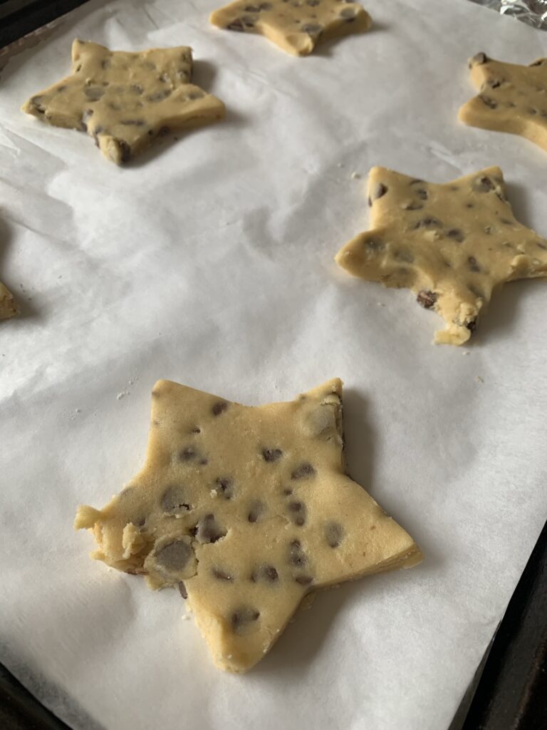 Quick and easy chocolate shortbread biscuits