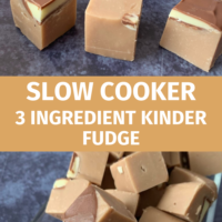 3 Ingredient slow cooker fudge