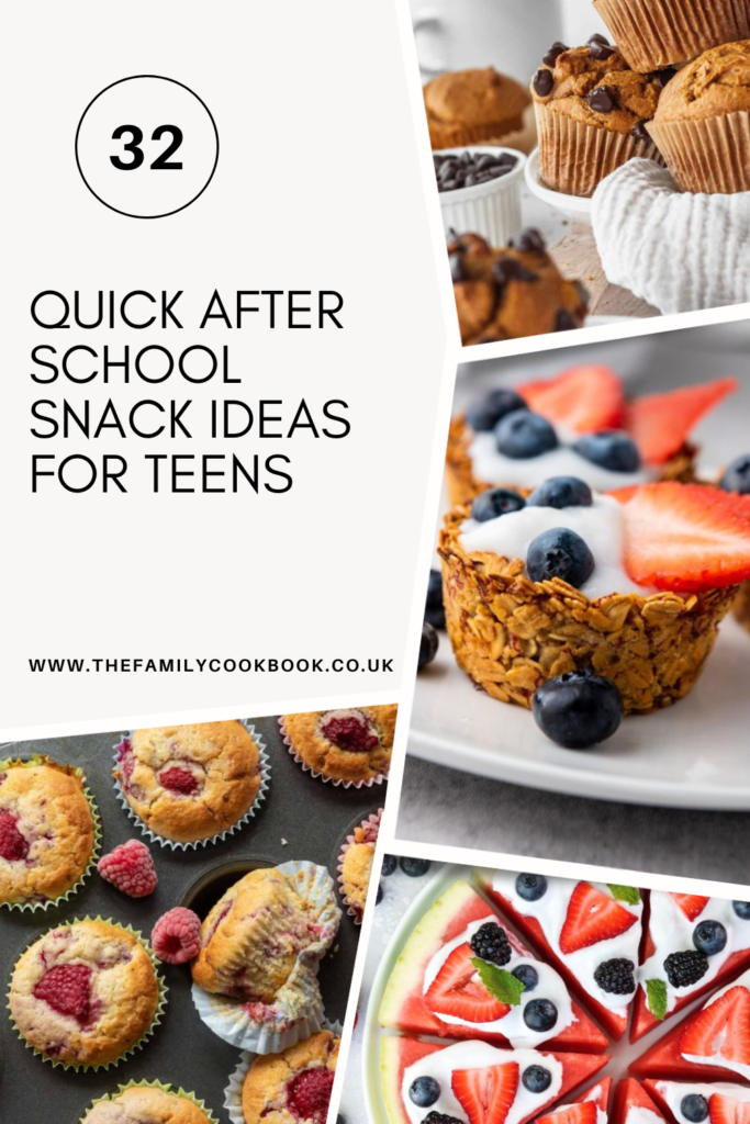 32 Quick after school snack ideas for teens