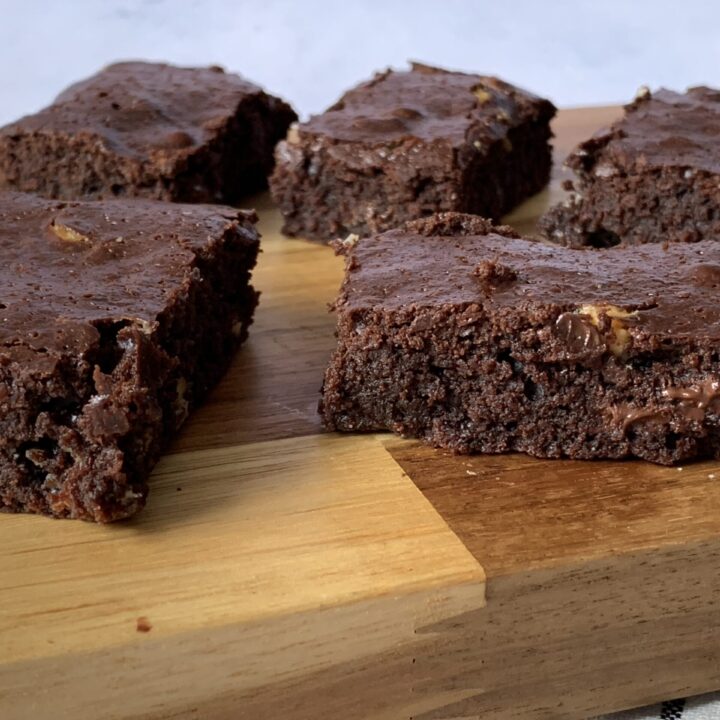 Decadent double chocolate brownie recipe