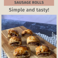 Delicious pork and cranberry sausage roll recipe