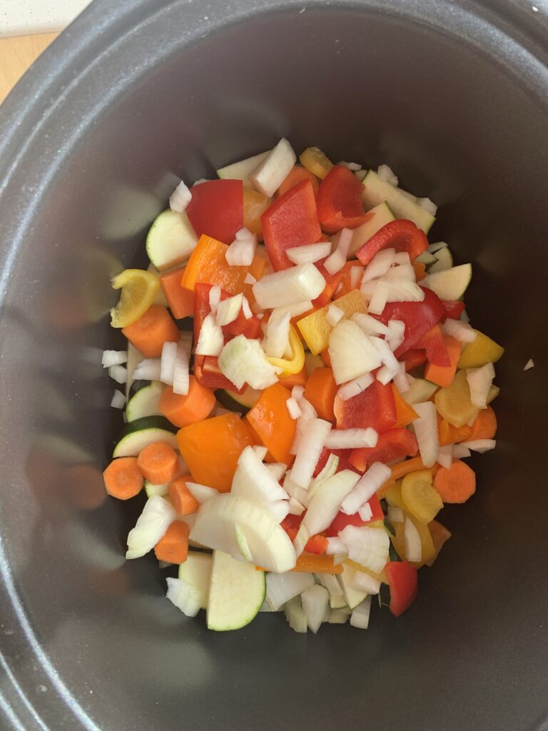 Hearty slow cooker vegetable stew recipe