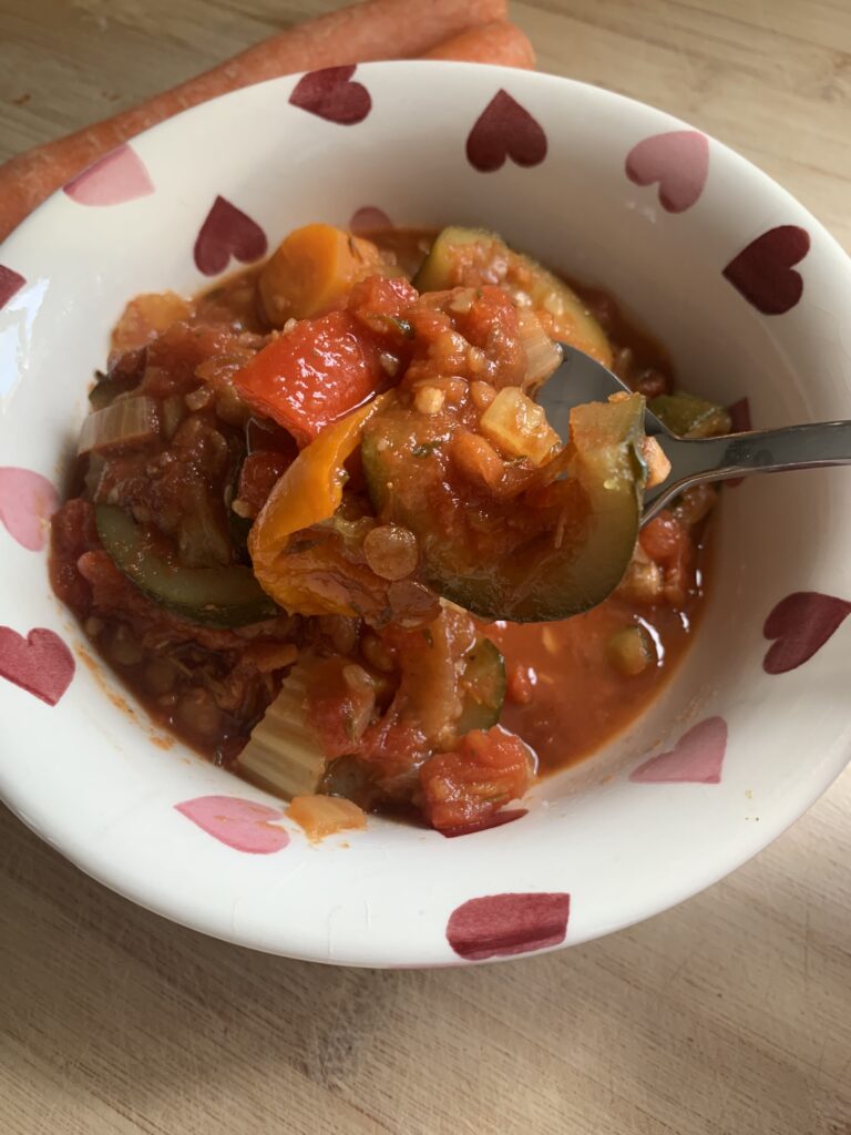 Hearty slow cooker vegetable stew recipe