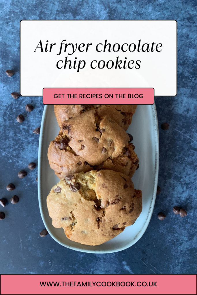 Air fryer chocolate chip cookies 