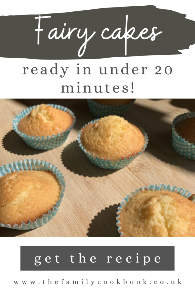 Simple fairy cake recipe that is ready in under 20 minutes!