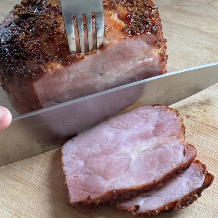 Honey And Mustard Gammon In The Air Fryer