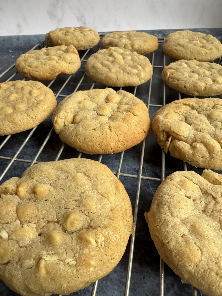 Gingerbread & White Chocolate Cookies